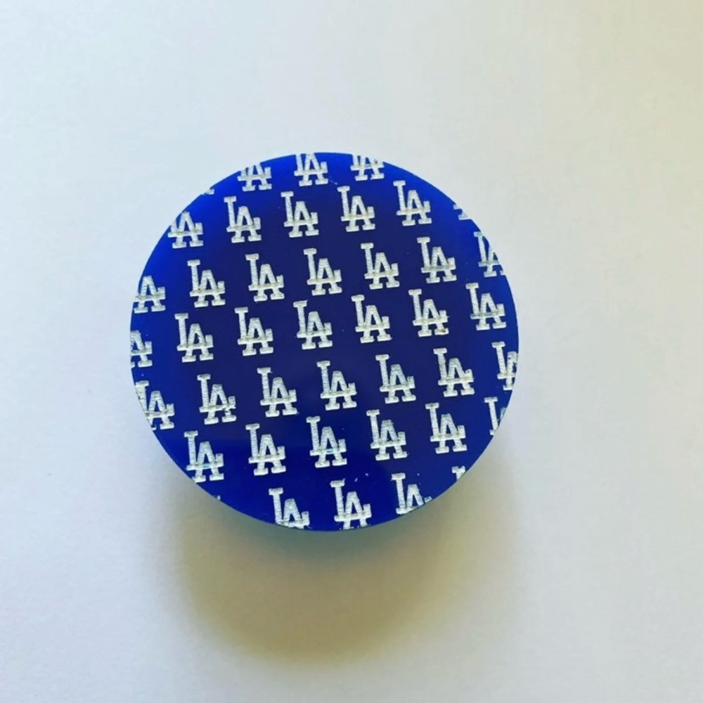 Blue LA Dodgers Logo phone grip